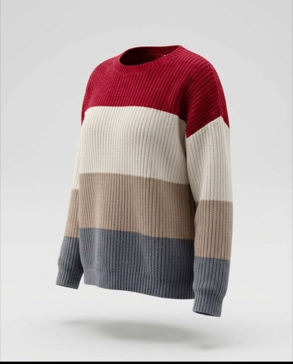 Colorblock Chenille Pullover Sweater

Size large/ XL